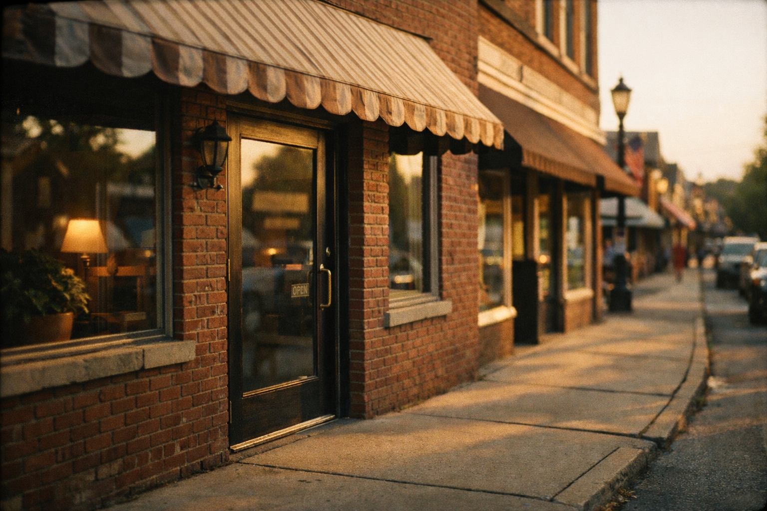 The Volunteer Cash Advance office on East Main Street, Livingston, Tennessee.